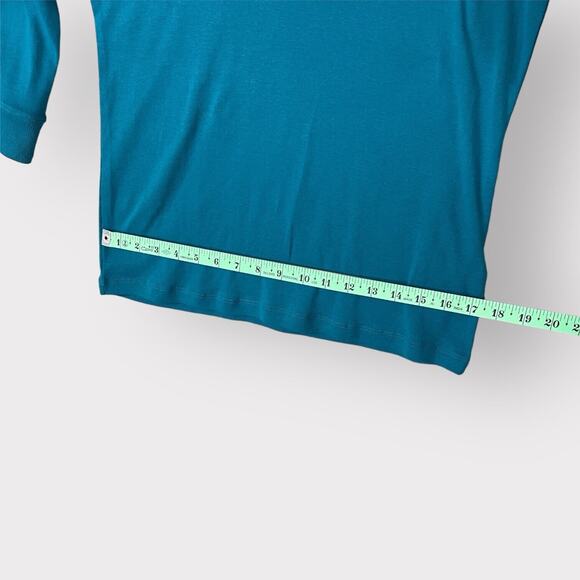 Jones New York Women's Green Pullover Scoop Neck 3/4 Sleeve Sweater shirt SZ/L - Picture 8 of 16